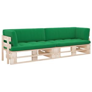 Palettensofa 3016503-5 (2-teilig) Braun - Grün