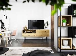 Tv-Lowboard ENJOY Schublade  Loft Braun