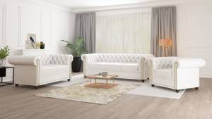 Chesterfield Perry Sofa 3 Sitzer Weiß