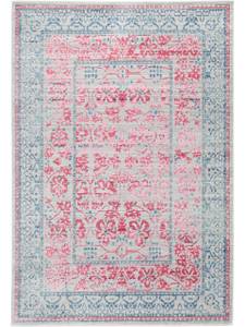 Tapis Visconti Gris - Rose foncé - Textile - 300 x 1 x 400 cm