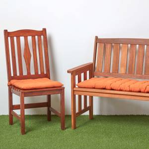 Sitzkissen für Bänke und Gartenbänke Orange - 42 x 108 cm