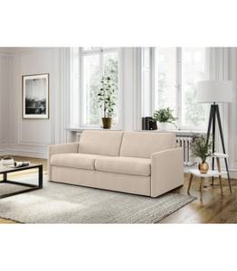 Canapé Convertible 3 Places L140cm Alice Beige