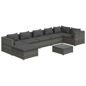 Garten-Lounge-Set (8-teilig) 3013633-13 Anthrazit - Grau