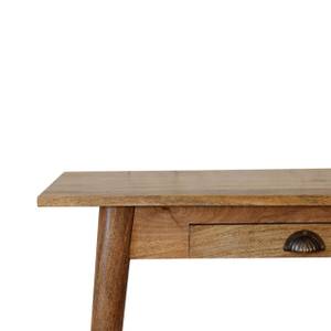 SCHREIBTISCH NORDIC Braun - Massivholz - Holzart/Dekor - 80 x 77 x 35 cm