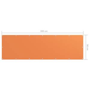 Écran de balcon 3016497-4 Orange - Profondeur : 90 cm