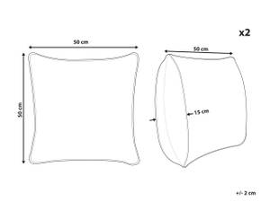 Kissen 2er Set OUJDA Gold - Anzahl Teile im Set: 2