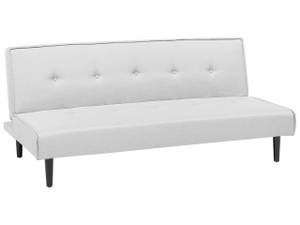 3-Sitzer Sofa VISBY Schwarz - Grau - Hellgrau