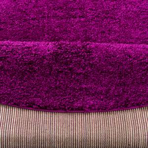 Hochflor Langflor Teppich Aloha Rund Violett - 200 x 200 cm