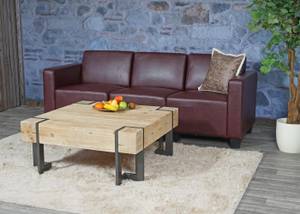 3-Sitzer Sofa Moncalieri Rotbraun