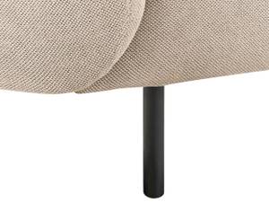 Canapé 2 places LOEN Beige - Noir - Gris - Taupe - Textile