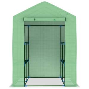 Serre 48167 Vert - Matière plastique - 143 x 195 x 143 cm