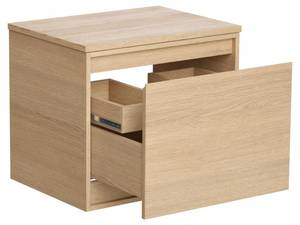 Waschbeckenunterschrank MESLIVA Beige - Holzwerkstoff - 45 x 50 x 80 cm