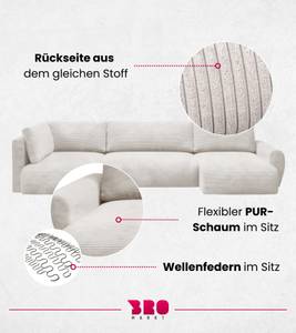 Ecksofa PATI Maxi Weiß