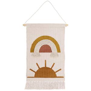 Kinder-Wanddekoration SUNSET Beige - Naturfaser - Textil - 35 x 45 x 45 cm