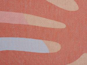 Couverture RESHA Bleu - Rose foncé - Rouge - Textile - 130 x 1 x 170 cm