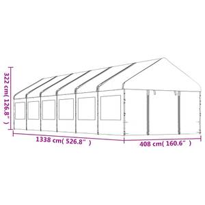 Gazebo avec toit 3028535 1338 x 408 cm