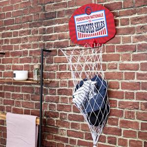 Panier de basket à linge sale Matière plastique - 34 x 6 x 40 cm