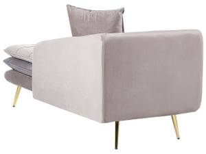 Chaiselongue GONESSE Beige - Gold - Grau - Taupe