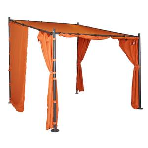 Seitenwand Pergola A22 4er-Set Orange