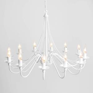 Lustre ROSABELLA Blanc - Nb d'ampoules : 12