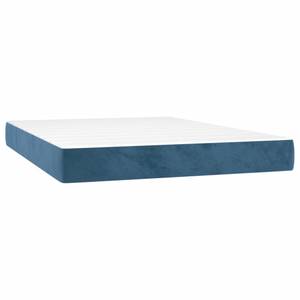 Boxspringbett 3017513-4 Dunkelblau - 203 x 25 cm