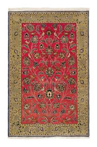 Tapis Ghom VI Rouge - Textile - 137 x 1 x 211 cm