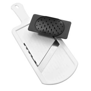 Mandoline professionnelle Blanc - Matière plastique - 12 x 32 x 4 cm