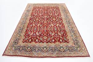 Kerman - 404x290cm Rot - Naturfaser - 290 x 1 x 404 cm