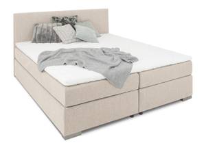 AREZZO Boxspringbett Beige - 180 x 200 cm