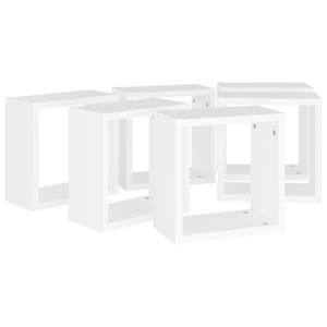 Étagère cube (lot de 6) 3016486-6 Blanc - 30 x 30 x 15 cm - Nombre de pièces dans le lot : 6