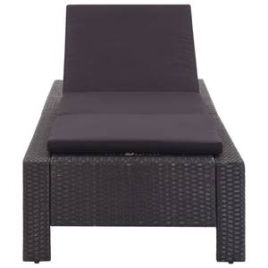 Chaise longue Noir