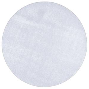 Luxus Soft Velours Teppich Shine Rund Silber - Silber / Grau - Silbergrau - 100 x 100 cm
