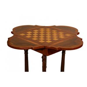 Couchtisch SCHACH Braun - Massivholz - 81 x 78 x 81 cm