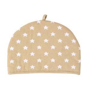 Teekannenwärmer Stars Design Tea Cosy Beige