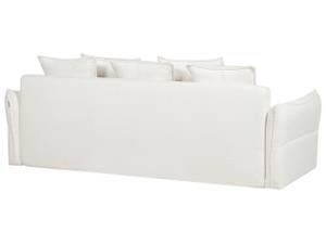 Canapé convertible KRAMA Noir - Blanc - Fibres naturelles - 225 x 87 x 99 cm