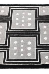 Tapis de passage Darya CCCXLIX Noir - Textile - 79 x 1 x 297 cm