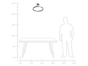 Lampe suspension AGNO Noir - Métal - 50 x 38 x 50 cm