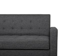 3-Sitzer Sofa VEHKOO Dunkelgrau - Grau - Eiche Dunkel