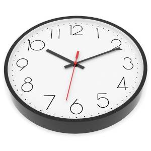 Wanduhr Zeituhr Chronometer Weiß Weiß - Kunststoff - 31 x 5 x 31 cm