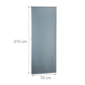 Verdunkelungsrollo grau 60 bis 120 breit 80 x 212 cm