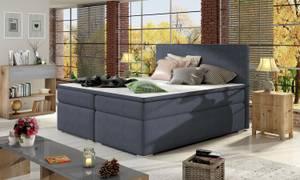 Boxspringbett FLORELLA Blau - Breite: 180 cm