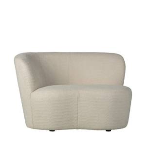 Fauteuil design Stone Beige - Textile - 112 x 73 x 80 cm