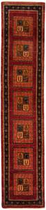 Tapis de couloir Kashkuli LXV Marron - Textile - 86 x 1 x 405 cm