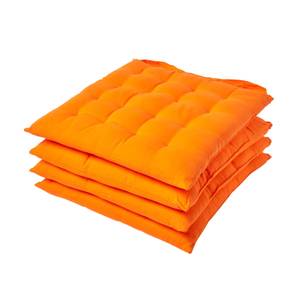 Stuhlkissen 4er Set Orange