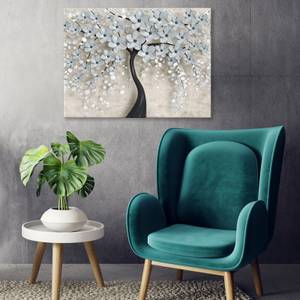 Leinwandbild Baum 3D Blumen Wohnzimmer 60 x 40 cm