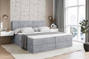 Boxspringbett MOETI Grau - Breite: 120 cm - H3