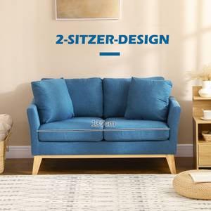 2-Sitzer-Sofa 839-658V00BU Blau