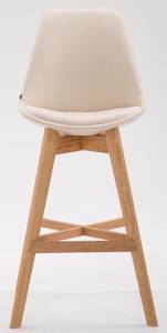 Tabouret de bar Cannes Lot de 2 Crème