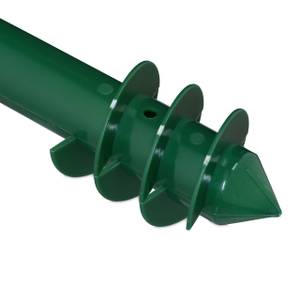 Bodenhülse für Sonnenschirm grün Grün - Kunststoff - 24 x 38 x 8 cm