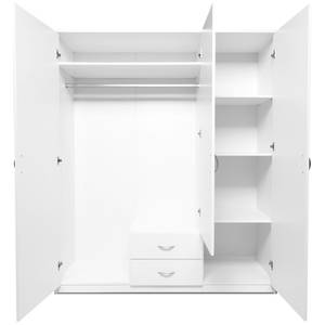 Kleiderschrank Koblenz 60 Braun - Holzwerkstoff - 160 x 188 x 54 cm